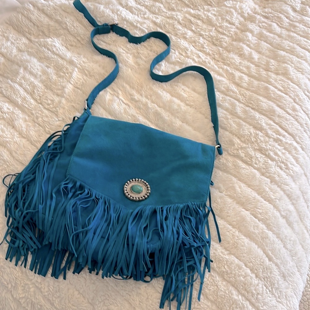 NWOT TEN79LA SUEDE BAG